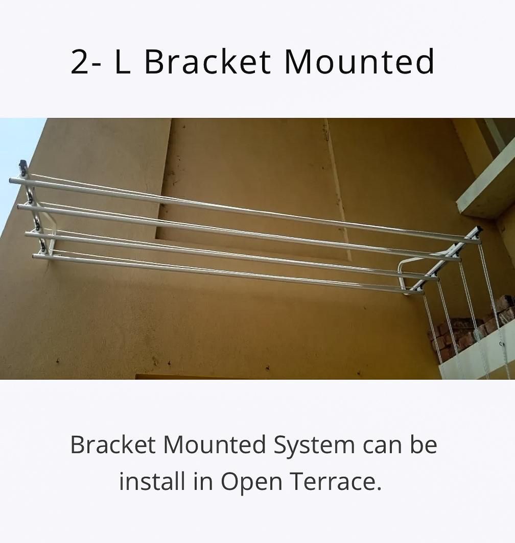 L Bracket Mounted on Terrace